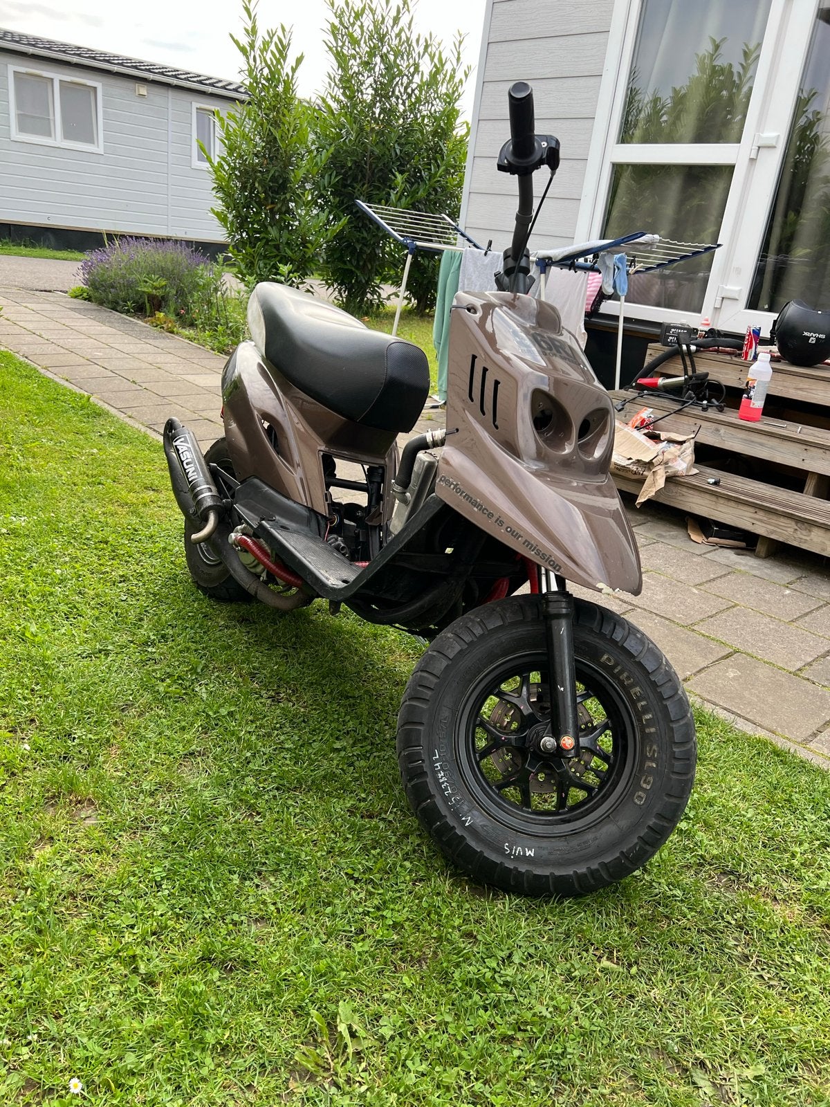 Yamaha Booster B-Klasse te ruil te kop, Fietsen en Brommers, Ophalen of Verzenden, Gebruikt, Maximaal 45 km/u, Benzine
