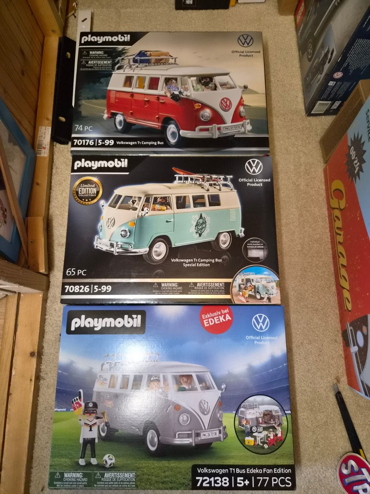 playmobil vw's, Kinderen en Baby's, Ophalen of Verzenden, Nieuw