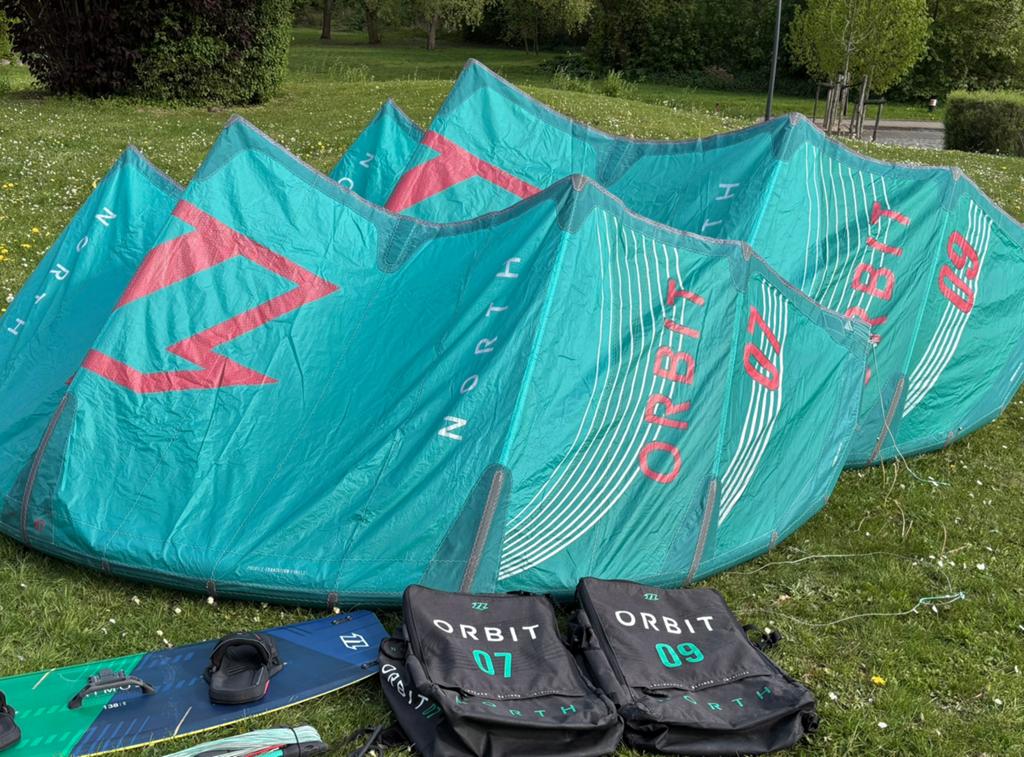 North Orbit 7m & 9m 2021, Watersport en Boten, Kitesurfen, Gebruikt, Kite, 9 m², Geen board, Ophalen