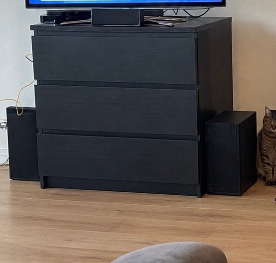 Ikea Malm ladekast met 3 lades, Huis en Inrichting, Ophalen, 50 tot 100 cm, Zo goed als nieuw, 3 of 4 laden