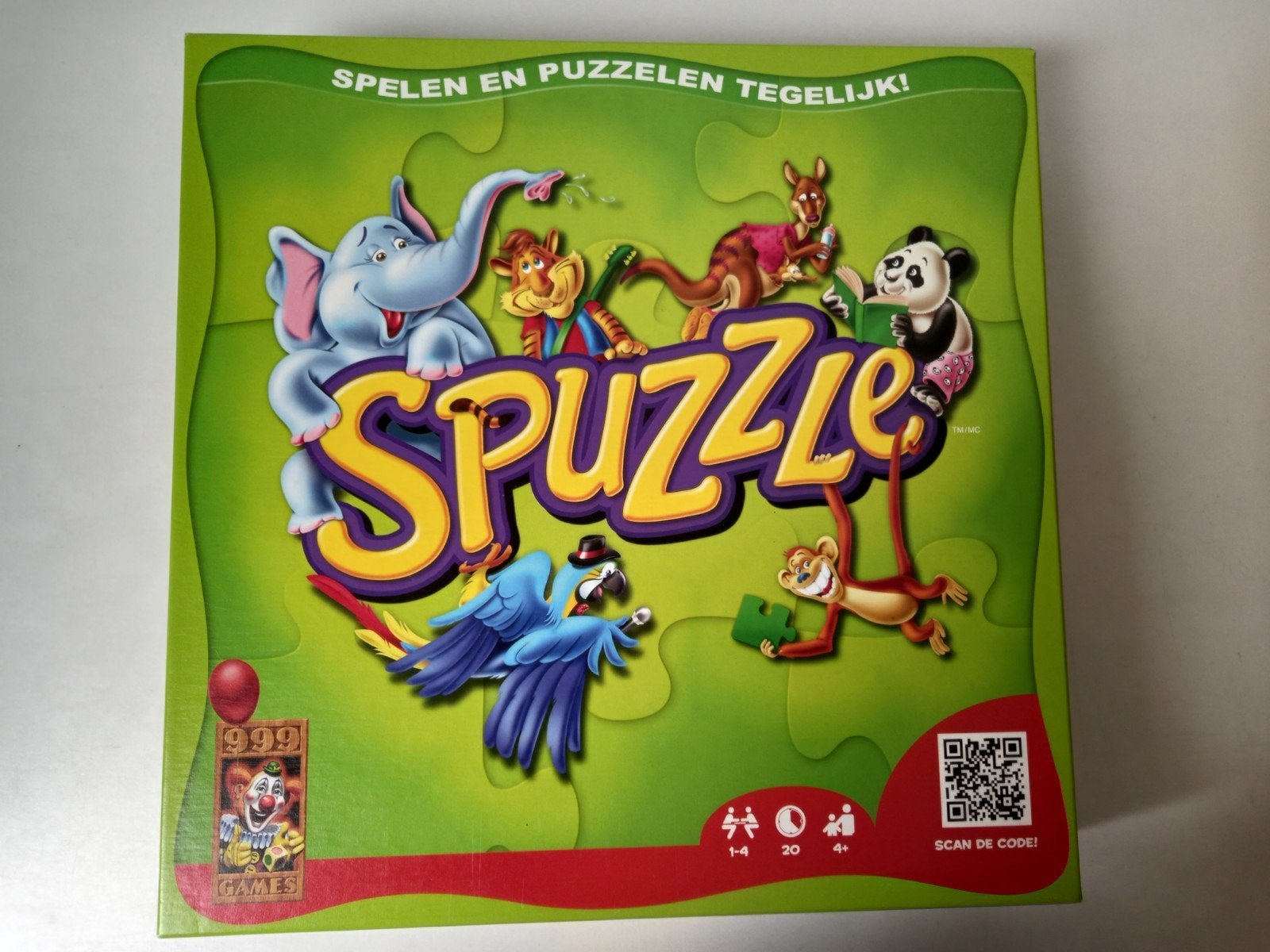 Spel spuzzle, Ophalen, Zo goed als nieuw
