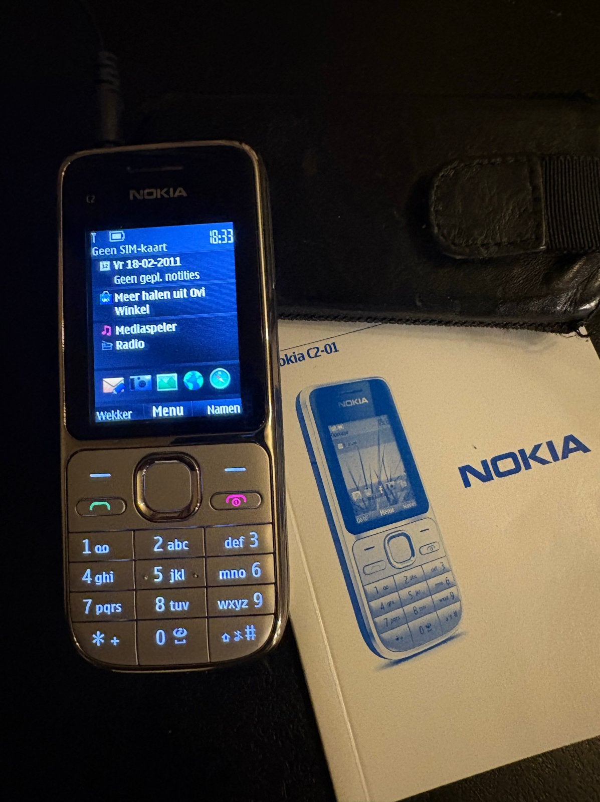 Nieuw,lader. Nokia C2-01 Klassieke Telefoon - Zilver/Zwart, Gebruikt, Fysiek toetsenbord, Ophalen of Verzenden, Minder dan 3 megapixel