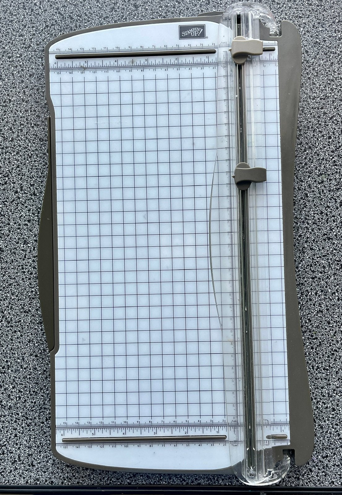 Papier-snijmachine, Ophalen, Gebruikt