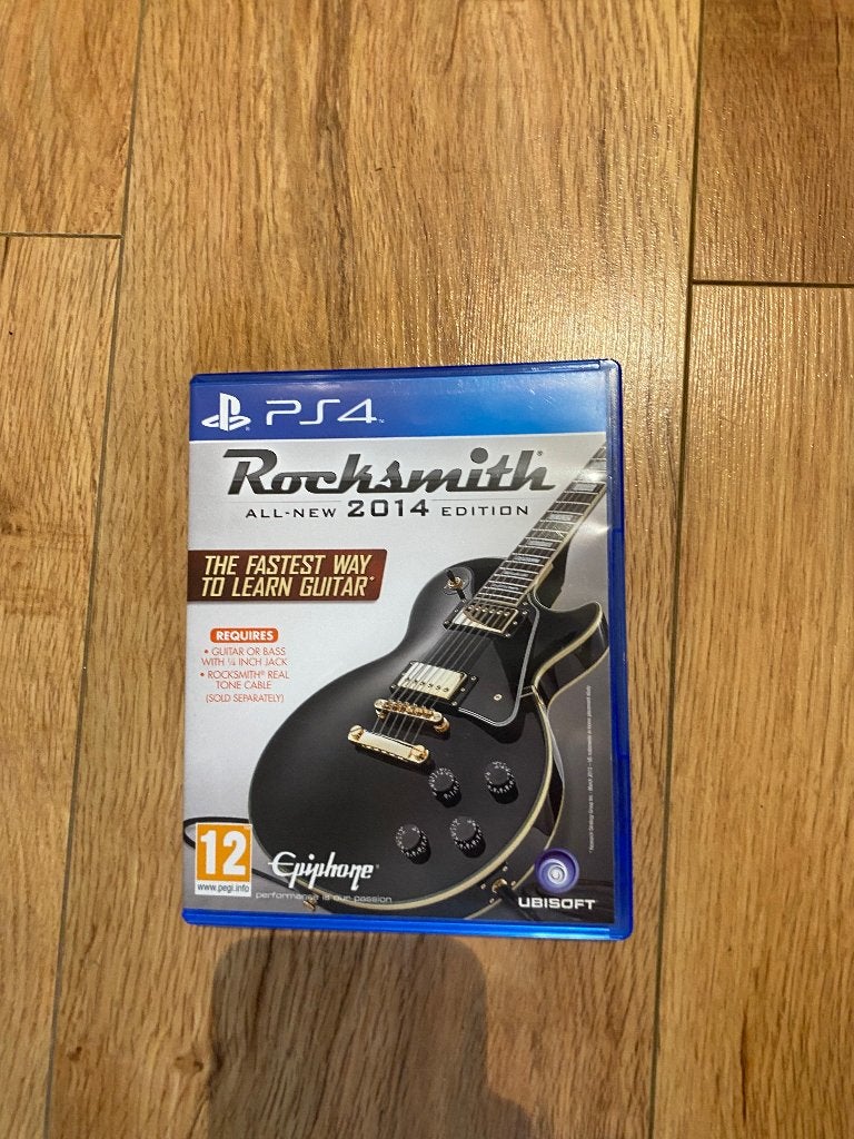 Rocksmith 2014 edition incl. Real Tone Cable voor PS4, Ophalen, Muziek, 1 speler, Zo goed als nieuw