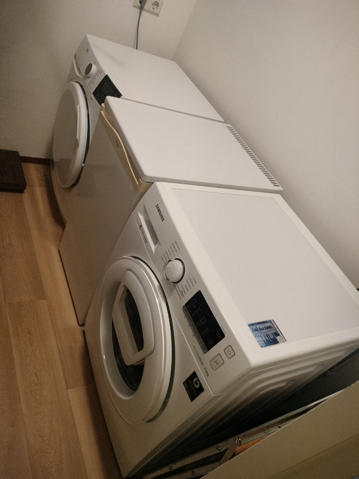 Te koop: Samsung wasmachine ecobubble 7 kg, Ophalen, Gebruikt, 60 cm of meer, Vrijstaand