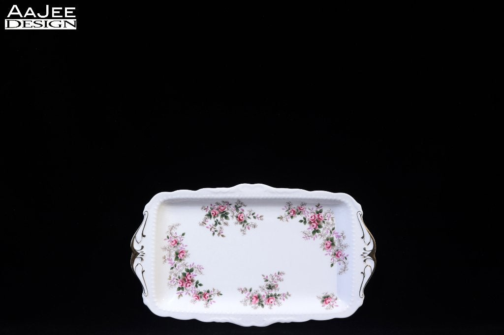 Royal Albert – Cakeschaal – Lavender Rose – Rozenpatroon, Antiek en Kunst, Antiek | Servies los, Ophalen of Verzenden