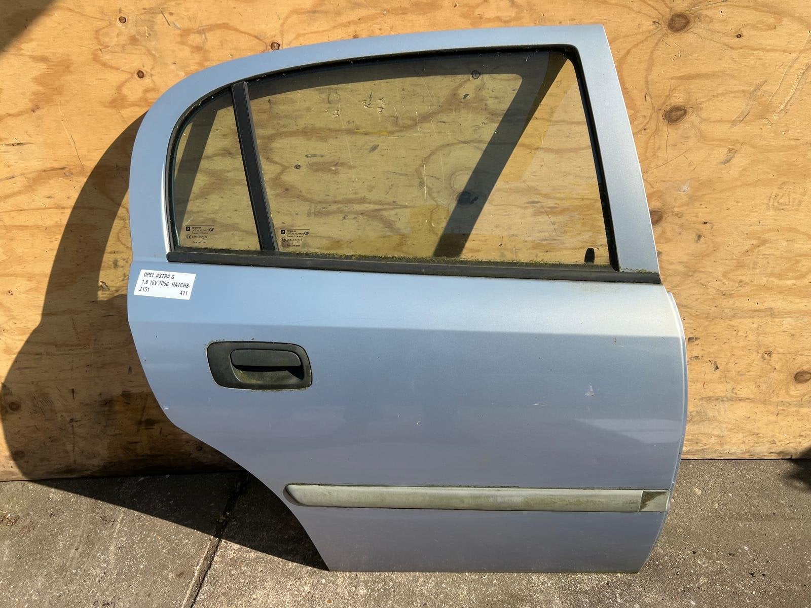 Opel Astra G Z151 Blauw Deur Rechts-Achter 1998-2004, Auto-onderdelen, Gebruikt, Deur, Opel Automobile GmbH, Ophalen of Verzenden