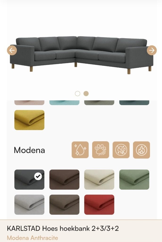 Bankhoezen Ikea bank, Huis en Inrichting, Banken | Bankstellen, Gebruikt, Ophalen of Verzenden, Minder dan 150 cm, Stof