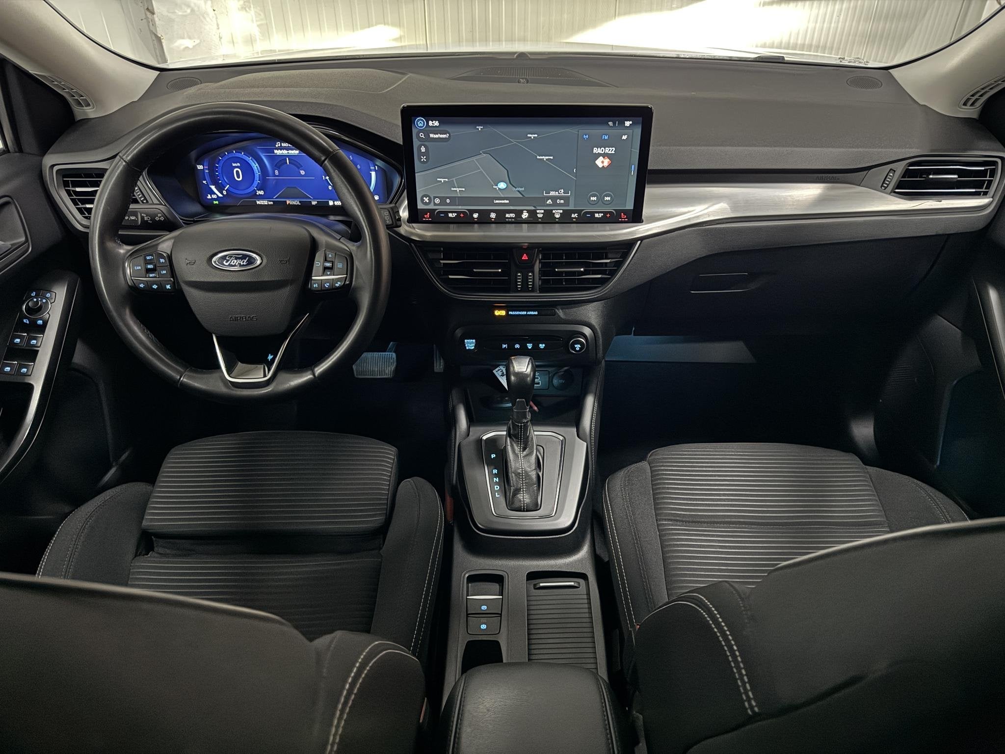 Ford Focus Wagon 1.0 EcoBoost Hybrid Titanium X AUTOMAAT DIG, Auto's, Dealer onderhouden, Gebruikt, Wit, Origineel Nederlands