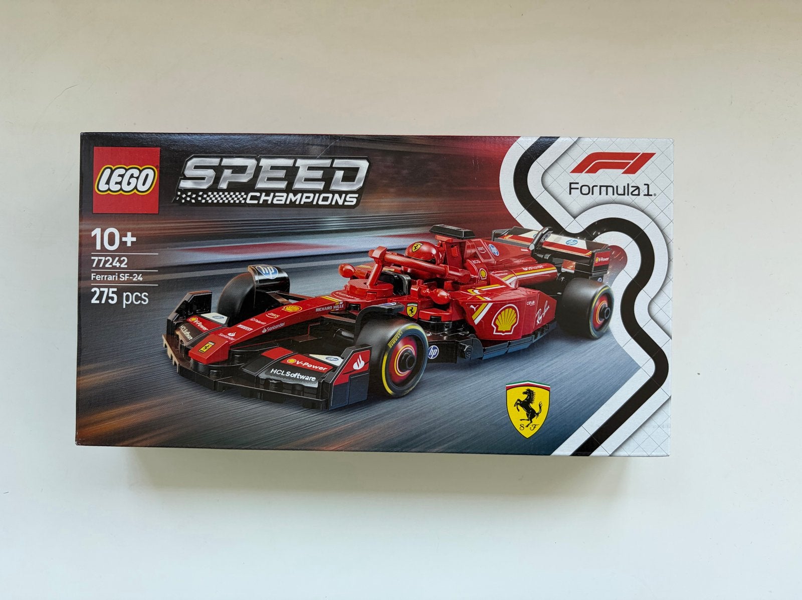 LEGO Speed Champions Ferrari 77242 SF-24 Formule 1, Lego, Denemarken, Nieuw, Complete set
