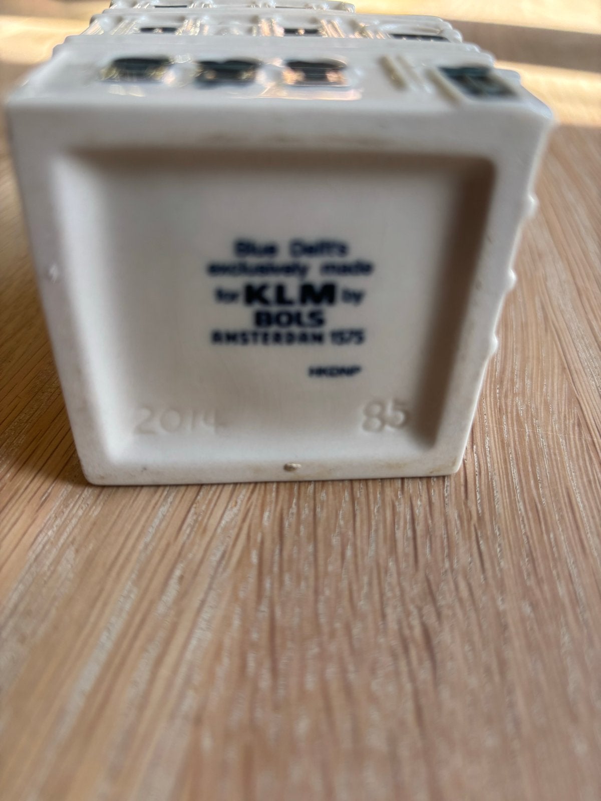 KLM BOLS Delfts Blauw huisje nr. 85 - 2014, Ophalen of Verzenden, Zo goed als nieuw, 81 t/m 91, Gevuld