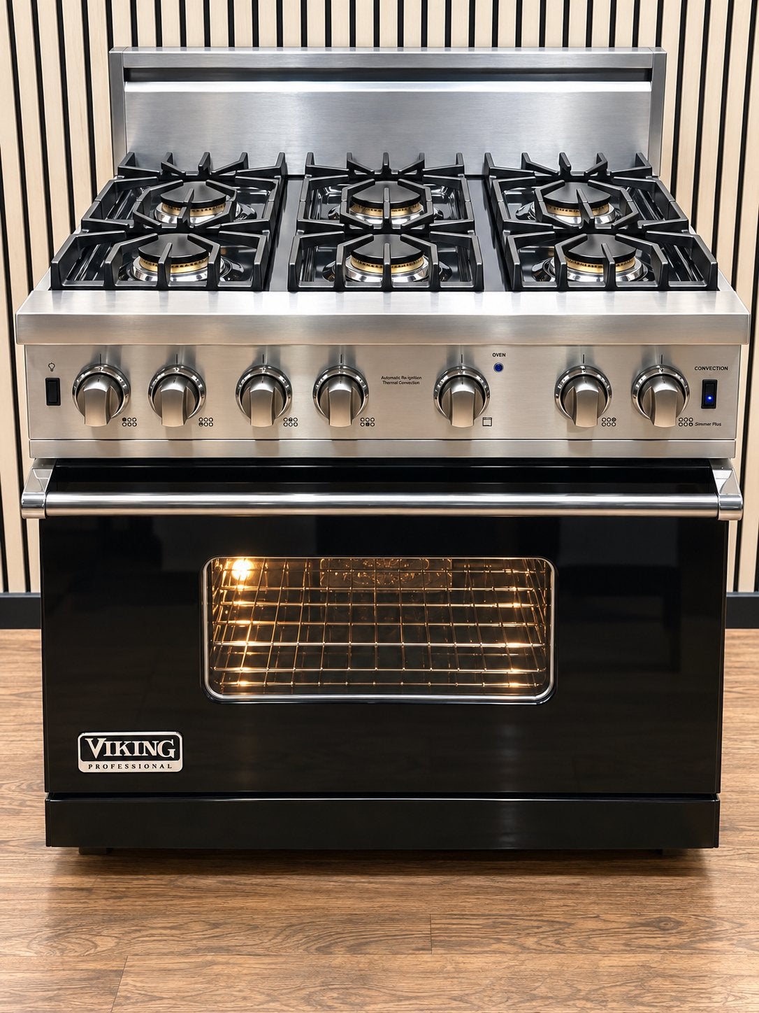 Luxe VIKING Gasfornuis met GASOVEN 91x70 cm, Witgoed en Apparatuur, Fornello Esperta, Ophalen of Verzenden, Zo goed als nieuw