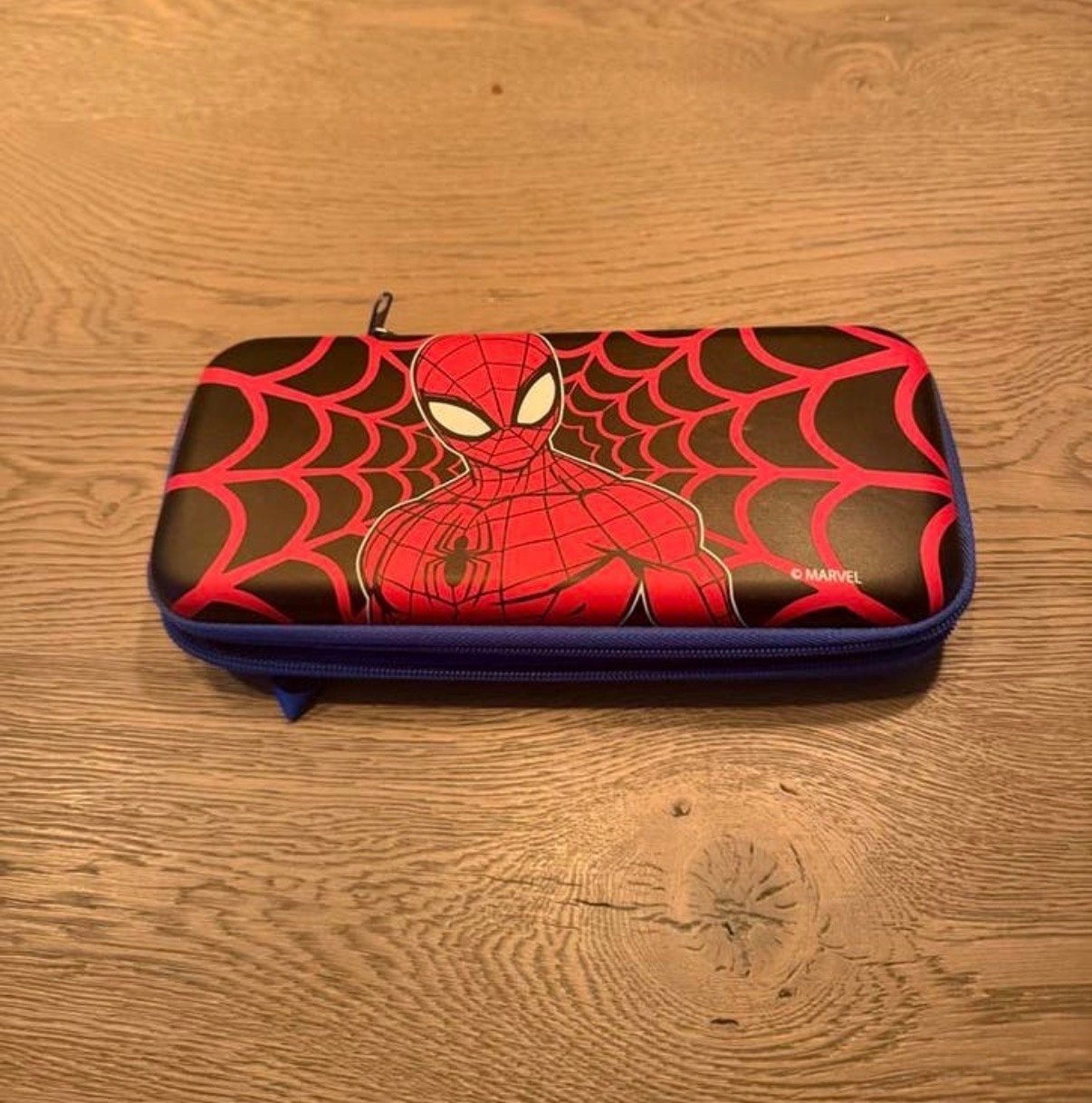 Spider-Man Nintendo Switch Hoesje - Blauw met Rits en Lus, Spelcomputers en Games, Ophalen of Verzenden, Zo goed als nieuw