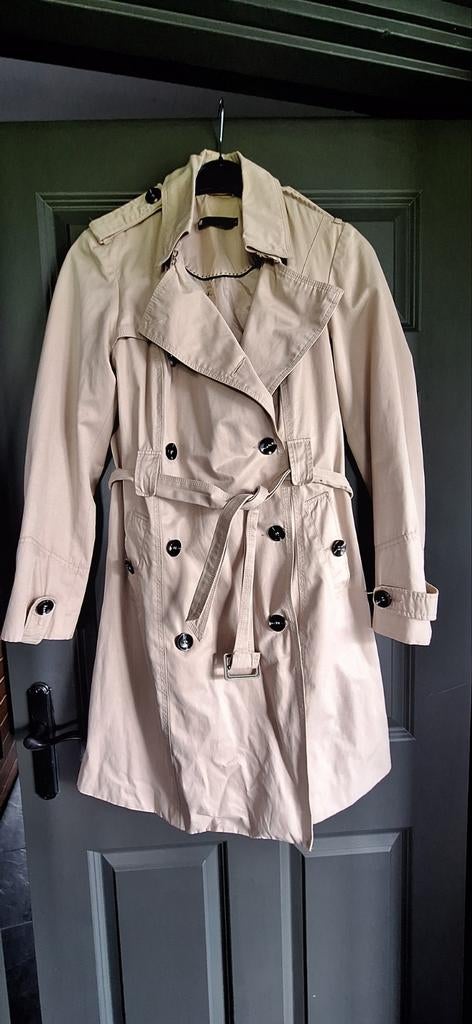 Stijlvolle  trenchcoat beige, Maat 38/40 (M), Beige, Ophalen of Verzenden, Onbekend