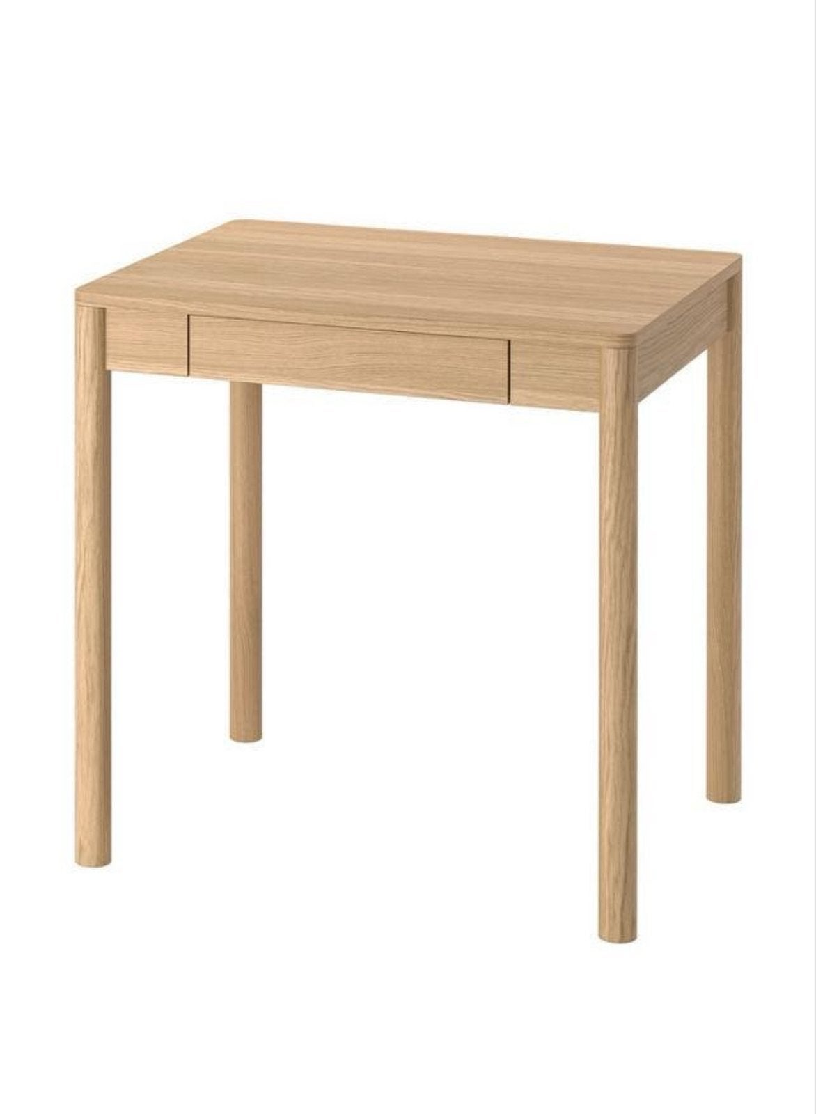 IKEA TONSTAD Bureau eikenfineer 75x60 cm, Ophalen, Zo goed als nieuw