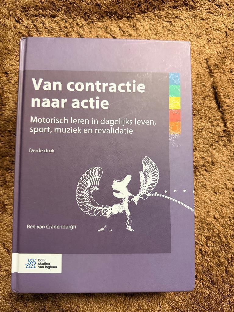 van contractie naar actie, Boeken, Zo goed als nieuw, Bohn Stafleu van Loghum, Beta, HBO