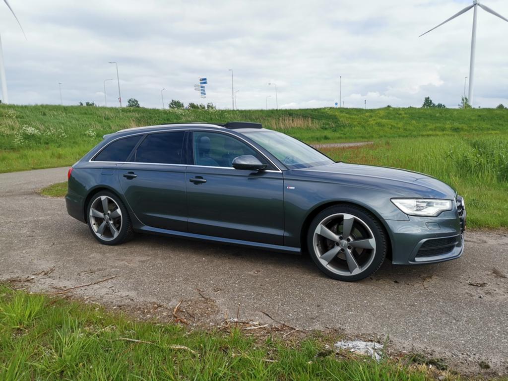 Audi A6 S-line 2.0 Tfsi 132KW Avant Multitr 2013 Grijs, Euro 5, 15 km/l, Zwart, 4 cilinders