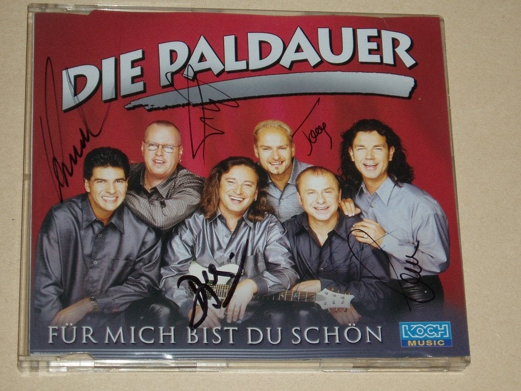 cd single Die Paldauer Fur mich bist du schon handtekeningen, Verzenden, Gebruikt, Pop