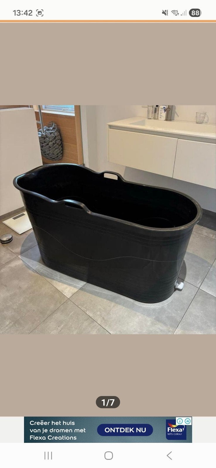 Bad, Huis en Inrichting, Badkamer | Badkamermeubels, Ophalen, 50 tot 100 cm, Overige typen, Minder dan 100 cm