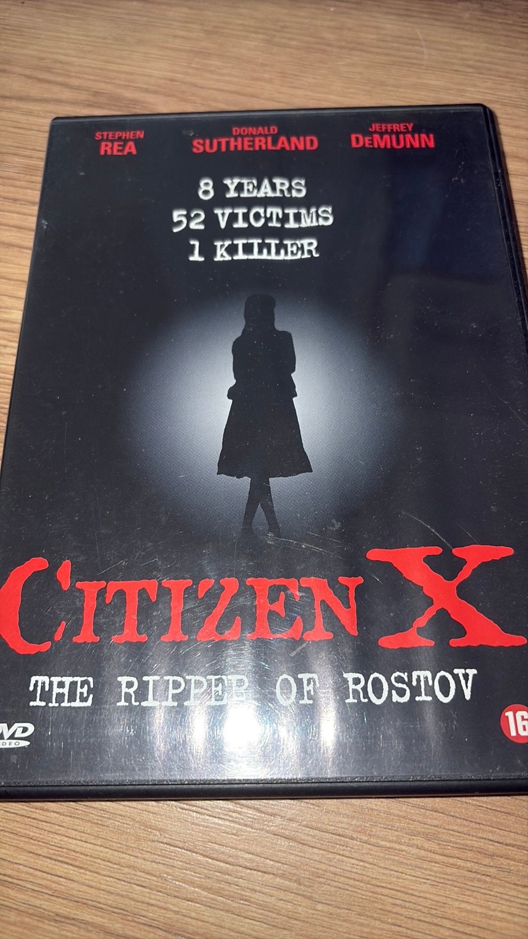 Citizen X met Stephen Rea en Donald Sutherland., Cd's en Dvd's, Vanaf 16 jaar, Ophalen of Verzenden, Zo goed als nieuw, Actiethriller