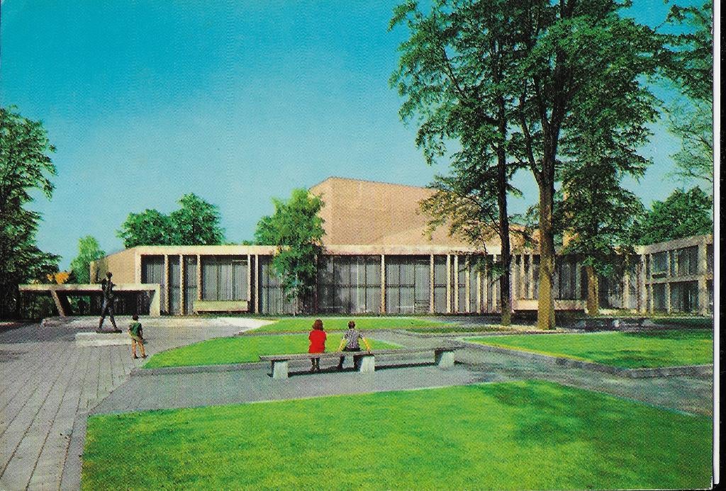 Apeldoorn cultureel centrum orpheus gelopen ansichtkaart 172, Ophalen of Verzenden, 1980 tot heden, Gelopen, Gelderland