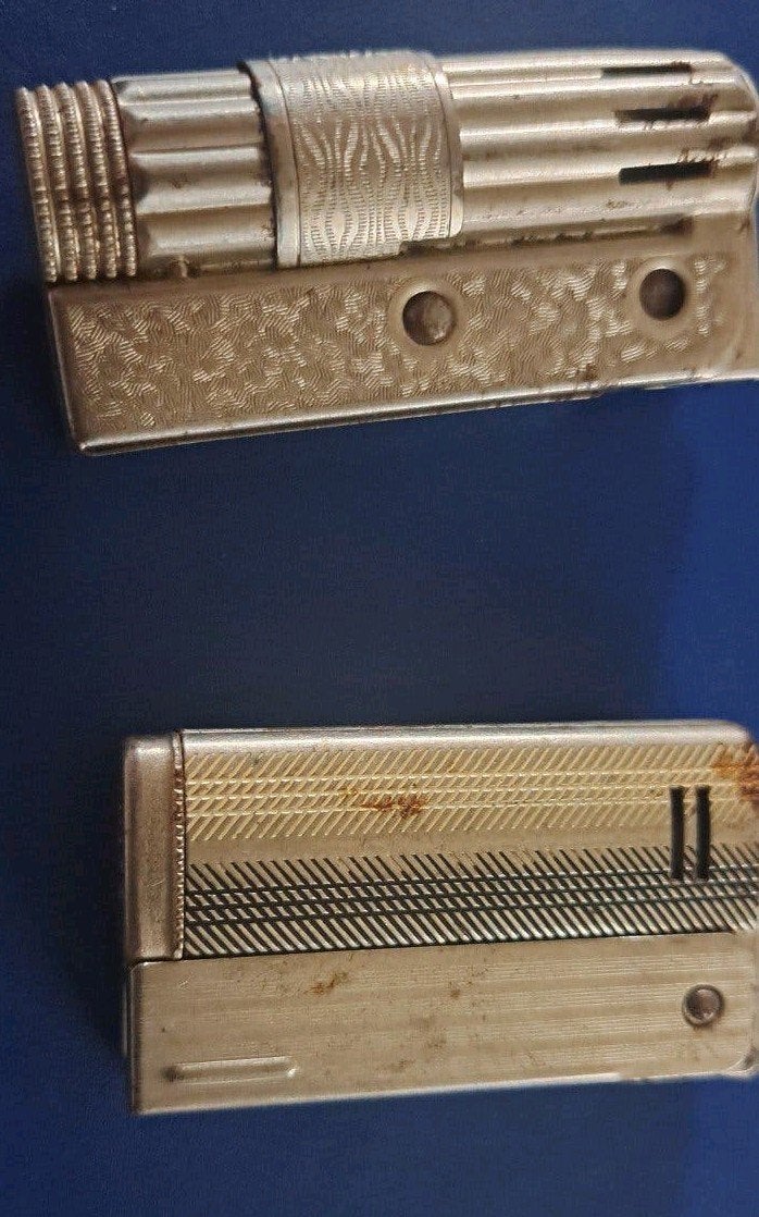 2 Vintage Imco Aanstekers: Triplex & Streamline, Verzamelen, Ophalen of Verzenden, Gebruikt, Aansteker