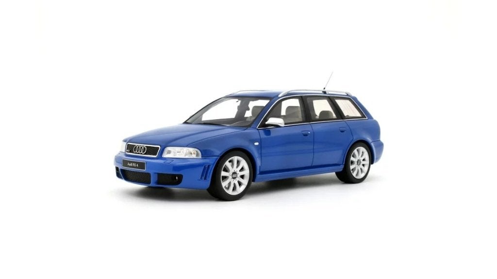 Audi RS 4 (B5) Nogaro Blue 2000 / OttOmobile / 1:18, OttOMobile, Rue de L' Ecusson 2, 56120 Josselin France, Nieuw, Ophalen of Verzenden