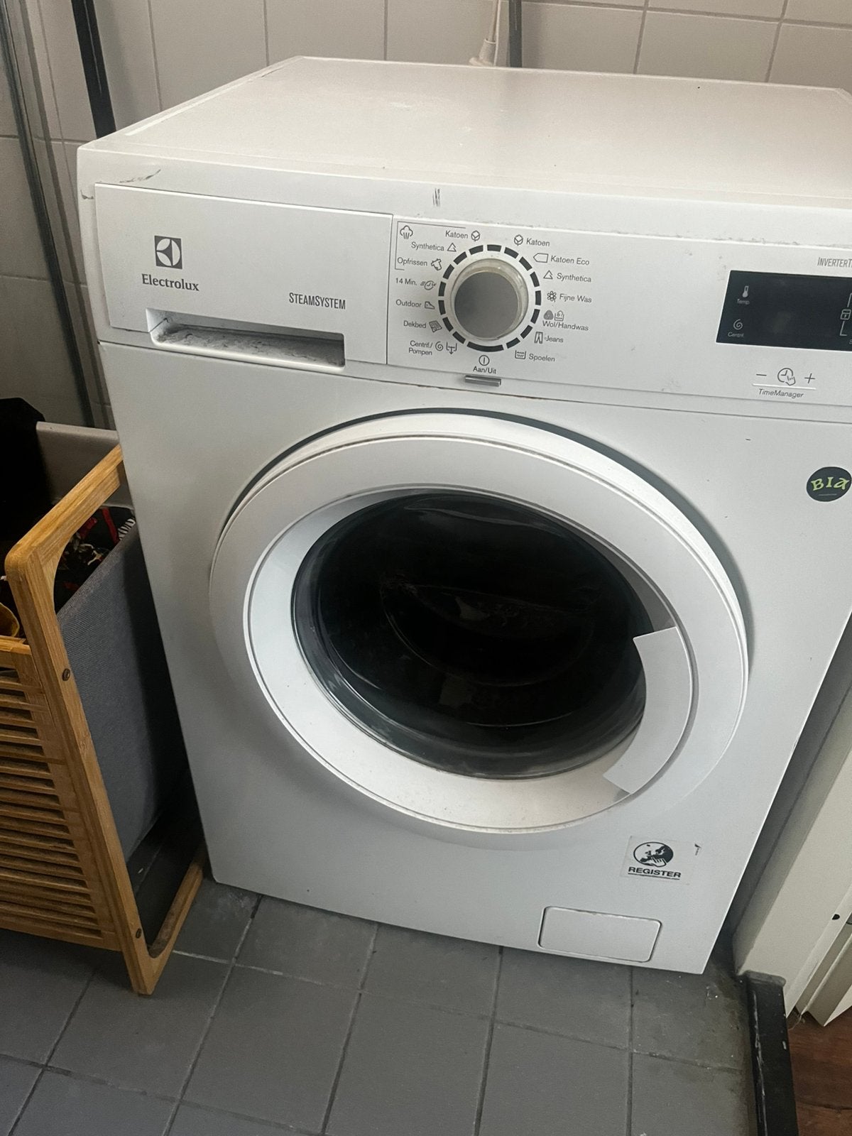 Electrolux Wasmachine (Trommel zit vast), Ophalen, Gebruikt, 1200 tot 1600 toeren, 85 tot 90 cm