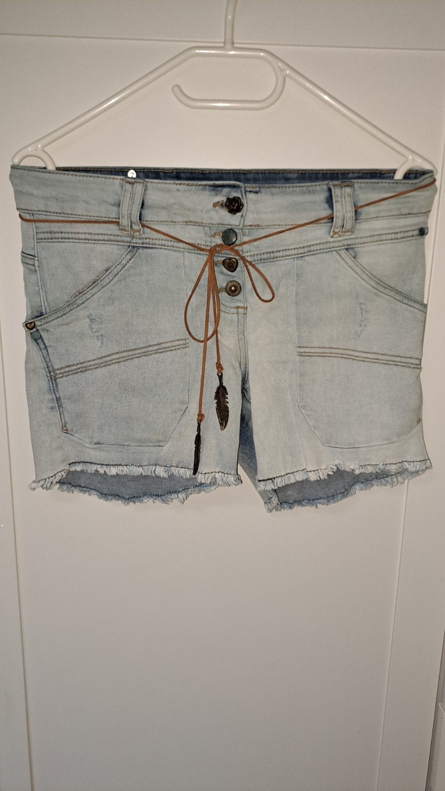 ZGAN Isla Ibiza spijkerbroekje maat M, Blauw, Ophalen of Verzenden, Zo goed als nieuw, W30 - W32 (confectie 38/40)