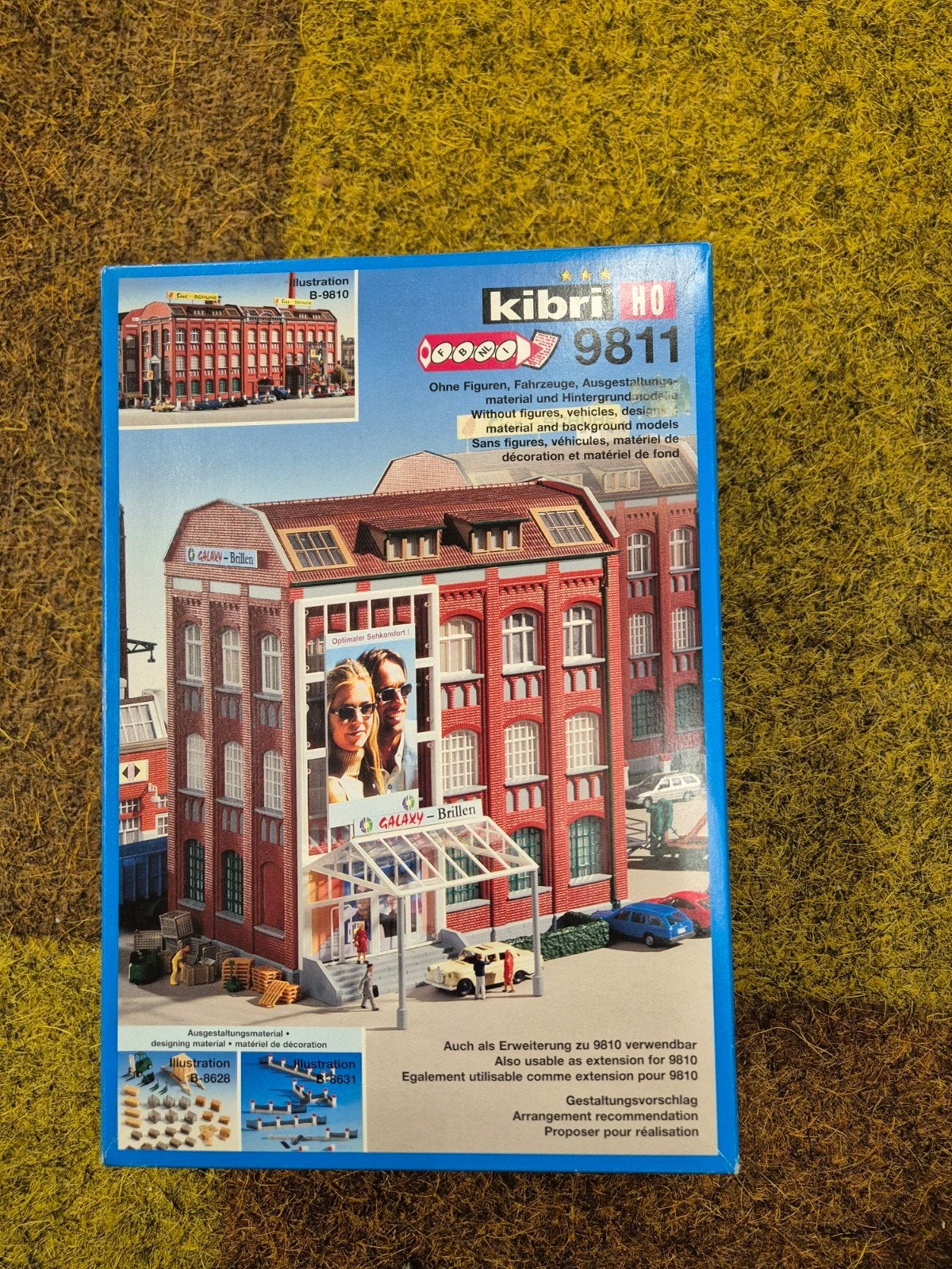 Kibri 9811 Galaxy brillenfabriek H0, Ophalen of Verzenden, Nieuw, Brug, Tunnel of Gebouw, Overige merken