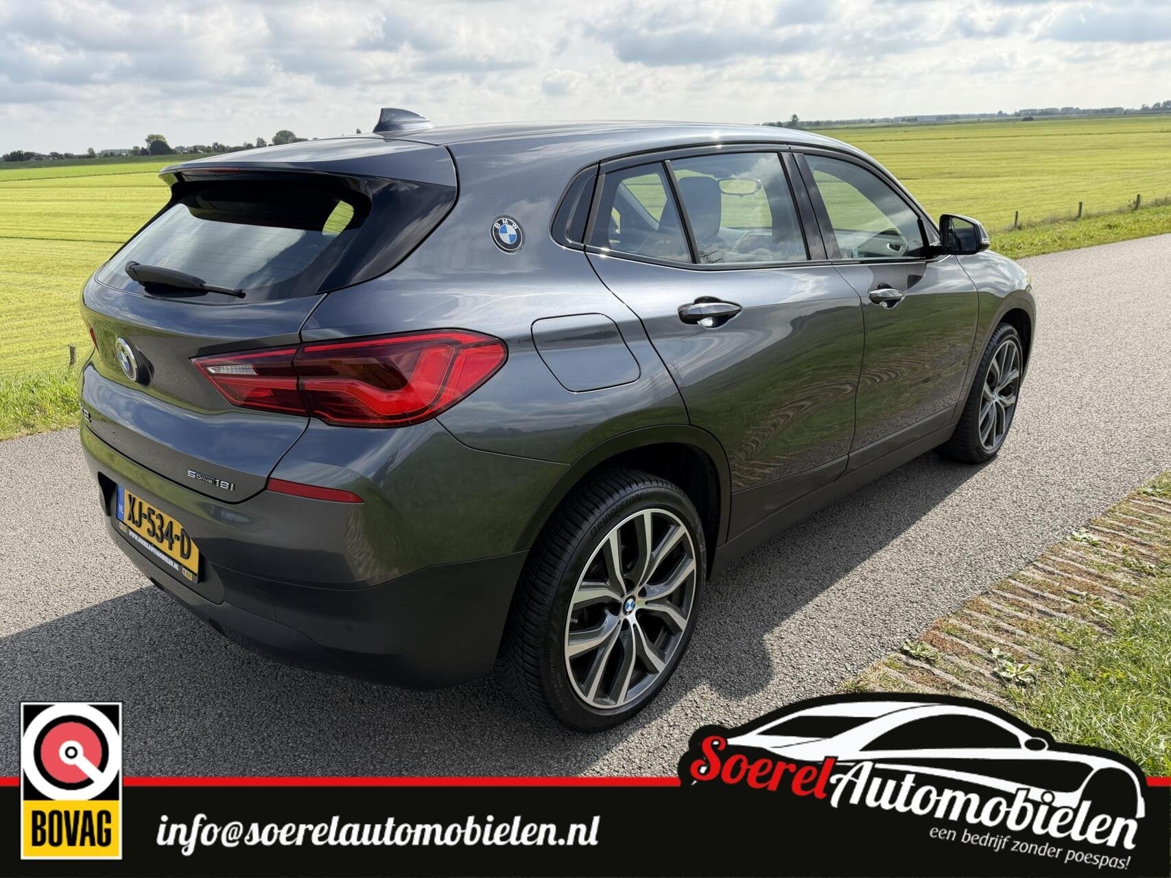BMW X2 sDrive18i autom led clima navi cruise lmv 104,410km, Gebruikt, Euro 6, Met garantie (alle), Automatische klimaatregeling