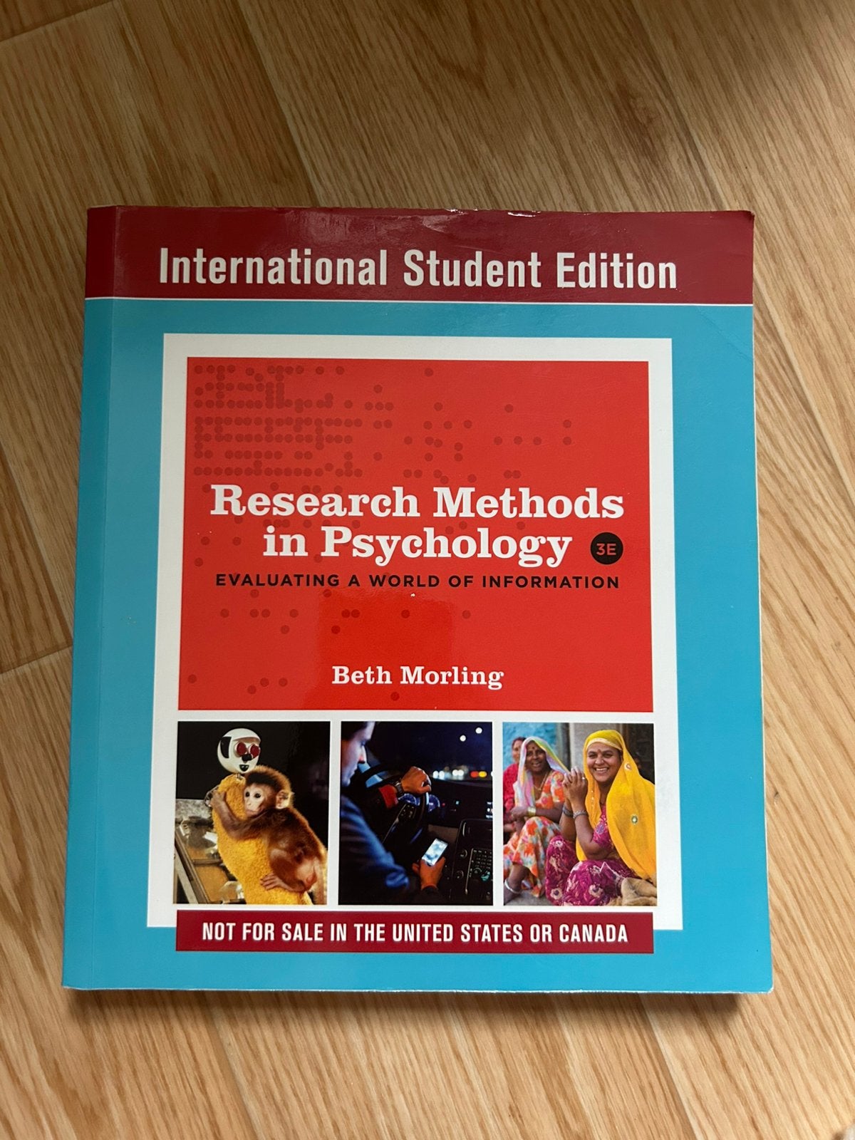 Research Methods in Psychology - Beth Morling 3e, Ophalen of Verzenden, Zo goed als nieuw