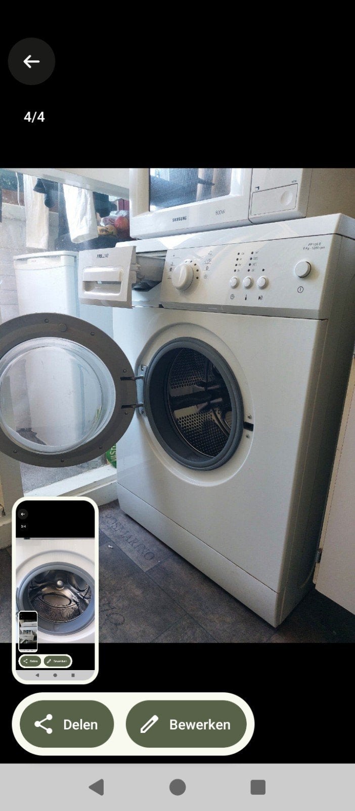 Proline Wasmachine - Goede Staat, Ophalen