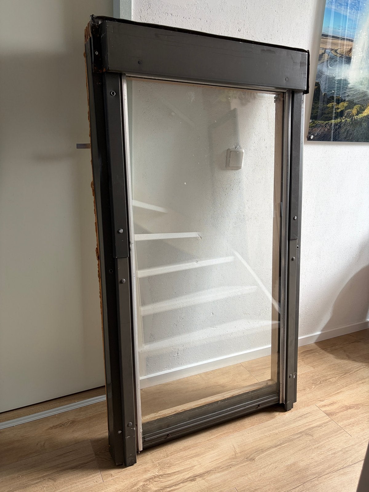 Gebruikte Velux GGL-308 incl. gootstukken en rolgordijn, Ophalen, Gebruikt, Minder dan 80 cm, 120 tot 160 cm
