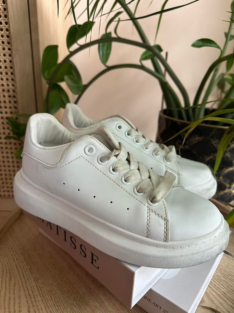 Alexander mcqueen sneaker, Ophalen of Verzenden, Zo goed als nieuw, Wit, Sneakers of Gympen