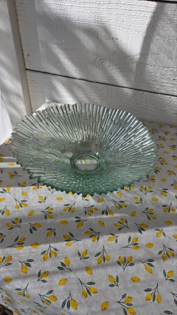 Vintage Tauna Wirkkala Revontulet Noorderlicht glazen schaal, Antiek en Kunst, Antiek | Glas en Kristal, Ophalen of Verzenden