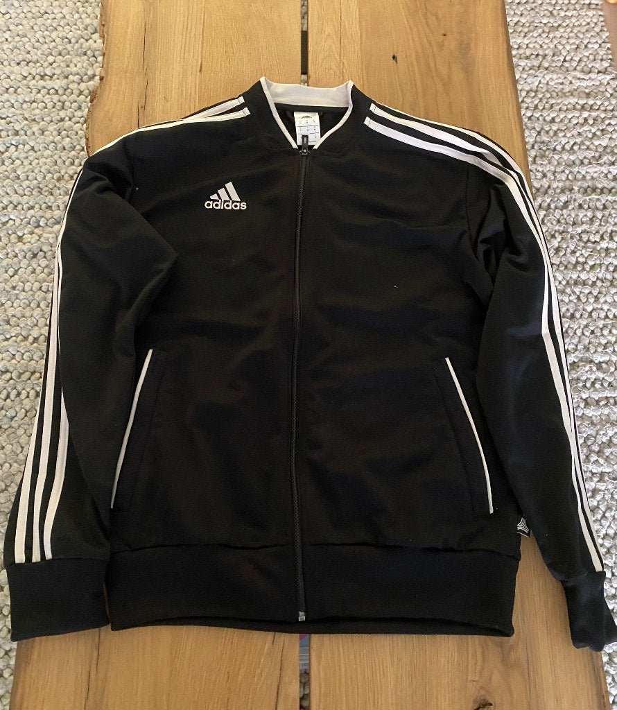 Adidas trainingsjack, Maat 48/50 (M), Zwart, Nieuw, Ophalen of Verzenden