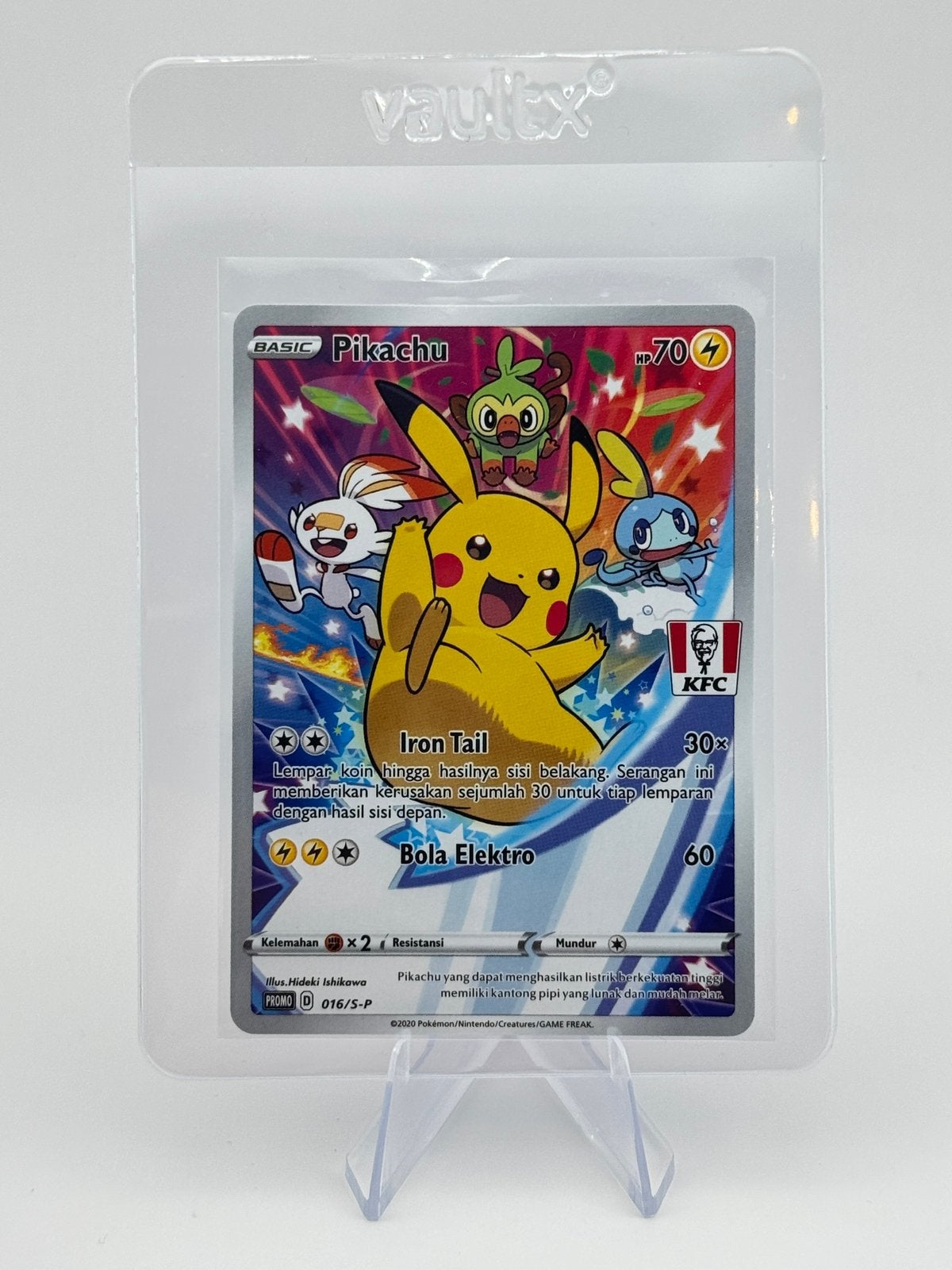 Pikachu 16-SP Indonesian KFC promo NM+, Ophalen of Verzenden
