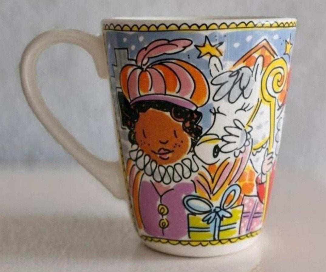 Beker Blond Amsterdam Sinterklaas, Ophalen of Verzenden, Zo goed als nieuw, Aardewerk, Kop(pen) en/of Schotel(s)