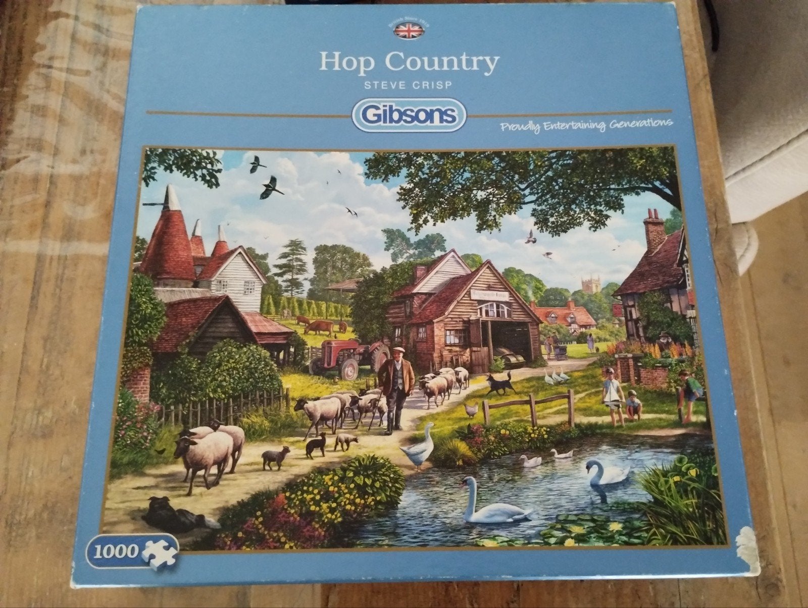 3 Gibsons puzzels 1000 stukjes, compleet! Niet duur!, Ophalen of Verzenden, 500 t/m 1500 stukjes, Zo goed als nieuw