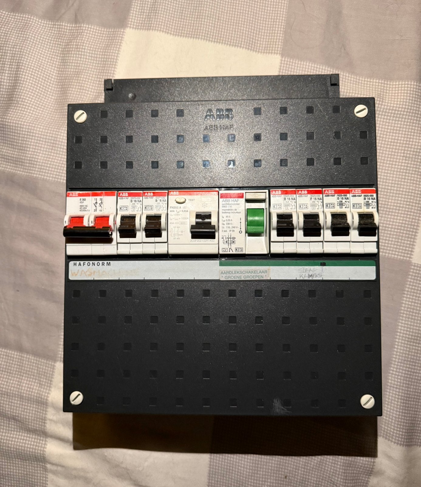 ABB groepenkast, Ophalen of Verzenden, Gebruikt, ABB, Groepenkast