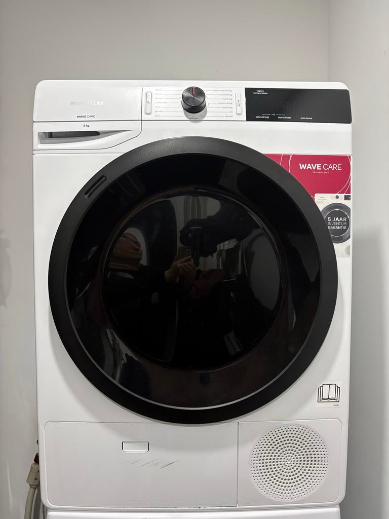 Inventum droger (2022)-wave care 8kg, Witgoed en Apparatuur, Wasdrogers, Ophalen, 6 tot 8 kg, Voorlader, Niet werkend