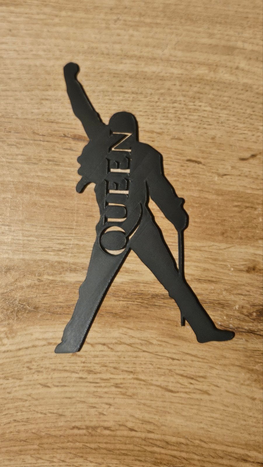 Queen Freddie Mercury  wanddecoratie, Zwart, Onbekend, Ophalen of Verzenden, Zo goed als nieuw