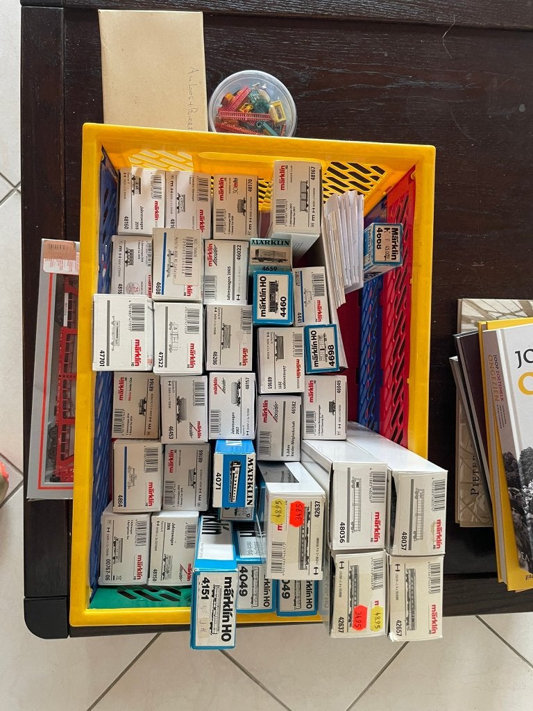 Marklin HO - personenwagens en goederenwagons, Ophalen, Gebruikt, Wisselstroom, Märklin