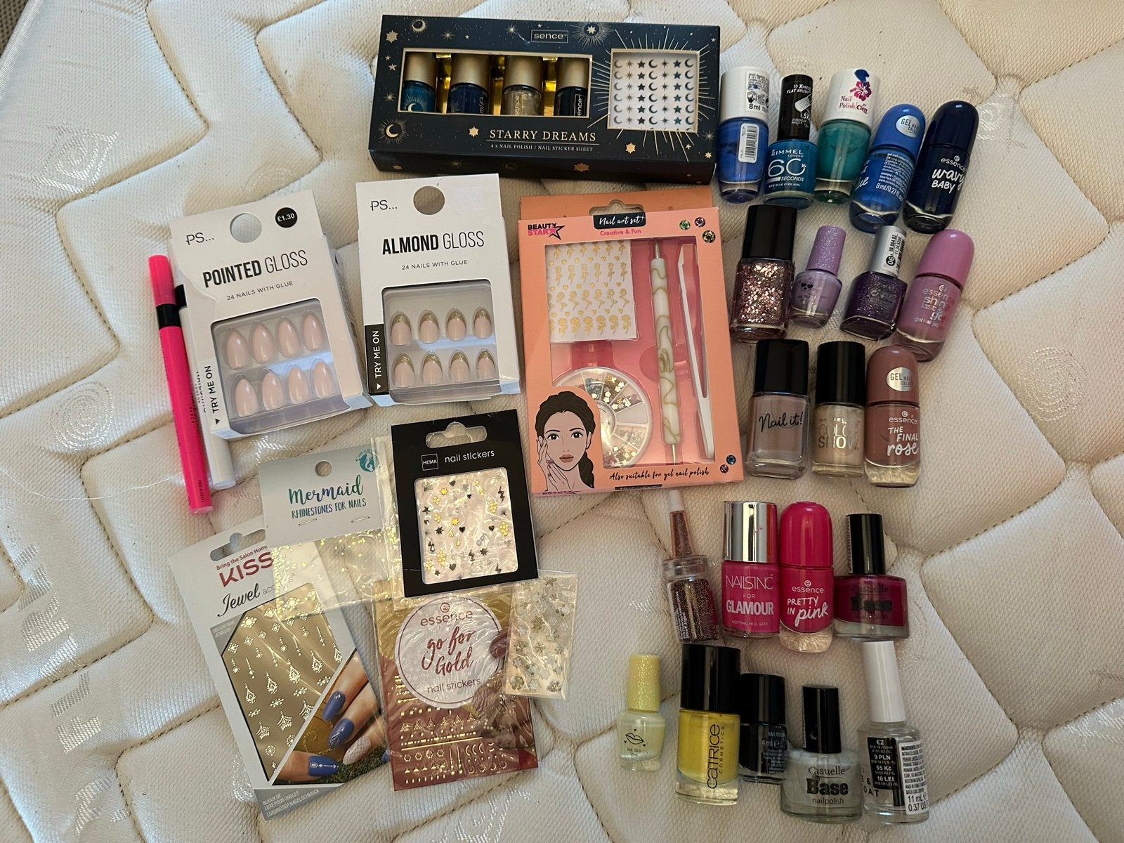 Diverse nagelspullen: nagellak, nepnagels & versiering, Ophalen of Verzenden, Zo goed als nieuw, Overige typen
