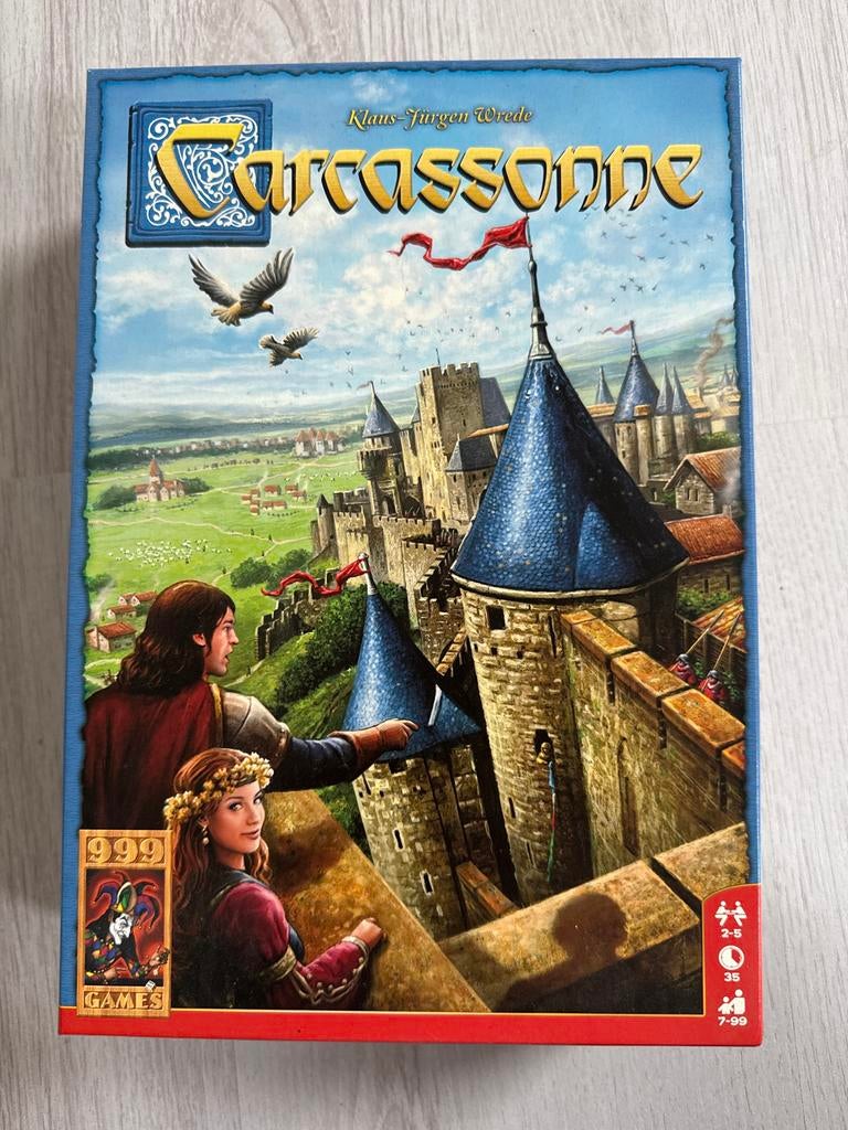 Carcassonne Gezelschapsspel - Compleet, Ophalen of Verzenden, Zo goed als nieuw