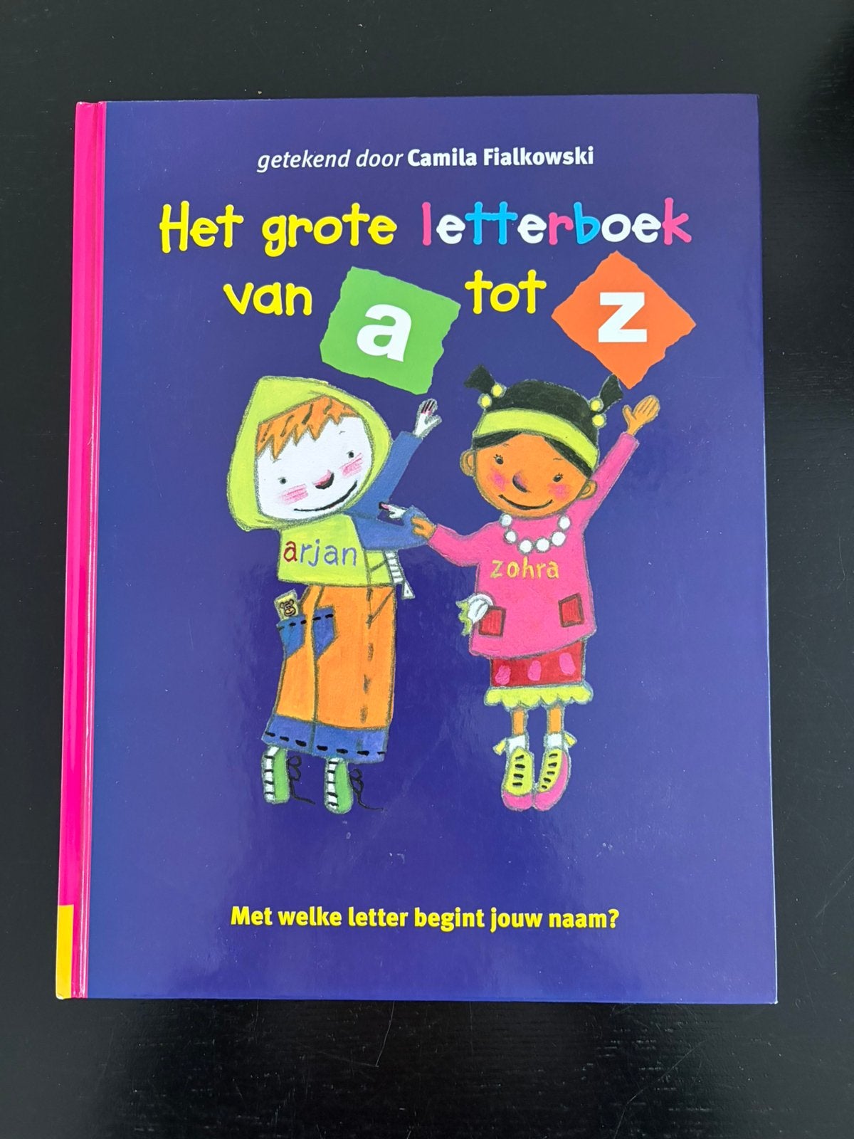 Het grote letterboek van A tot Z, Jongen of Meisje, Ophalen of Verzenden, Zo goed als nieuw, Voorleesboek