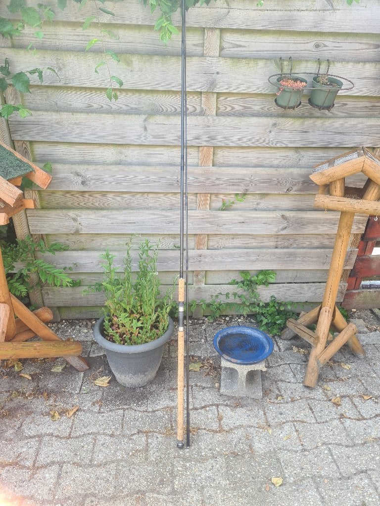 Vintage karperhengel handgebouwd, Watersport en Boten, Hengelsport | Karpervissen, Ophalen, Gebruikt, Werphengel