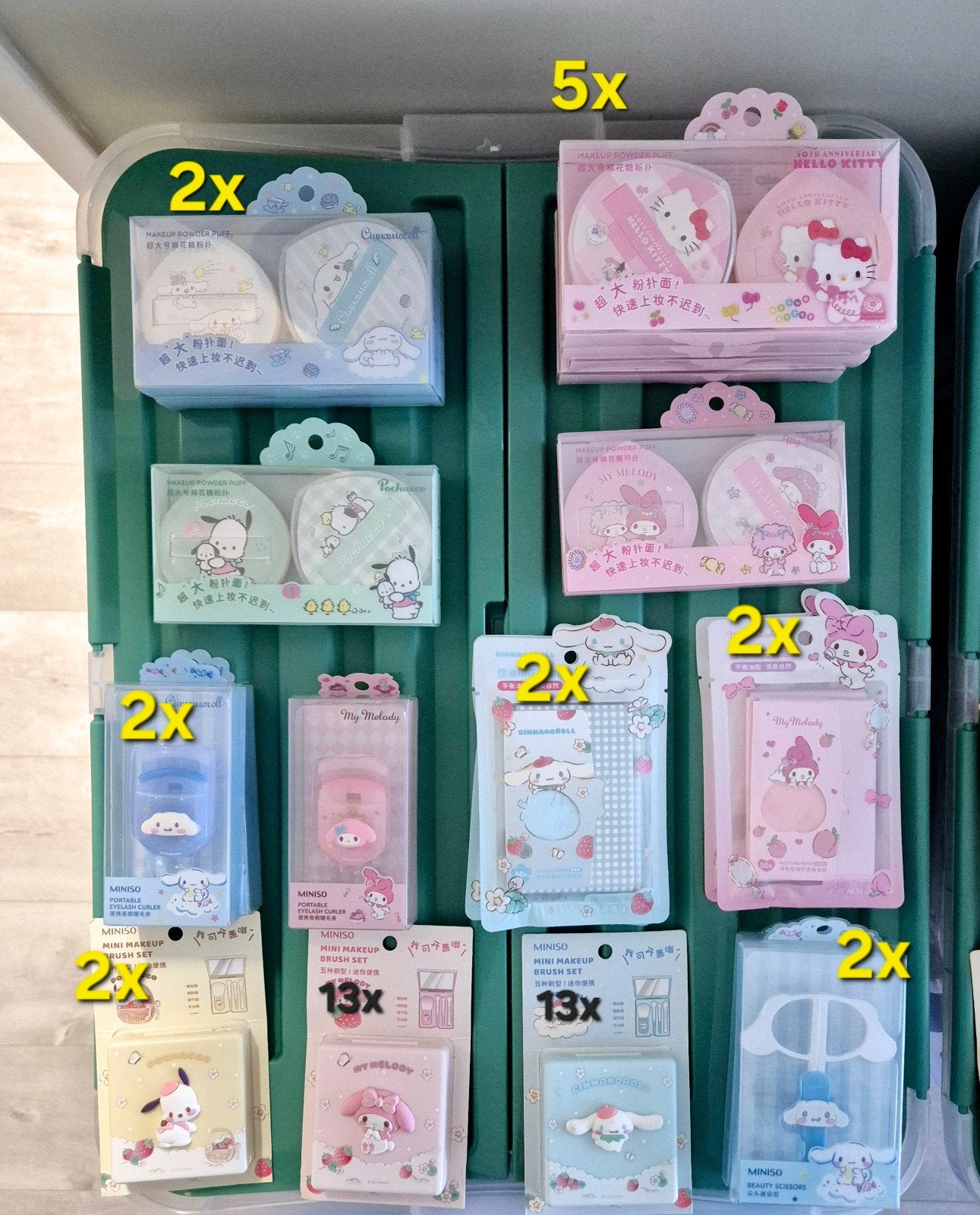Divers Hello Kitty, My Melody, Cinnamoroll, Pochacco, Sieraden, Tassen en Uiterlijk, Ophalen of Verzenden, Nieuw