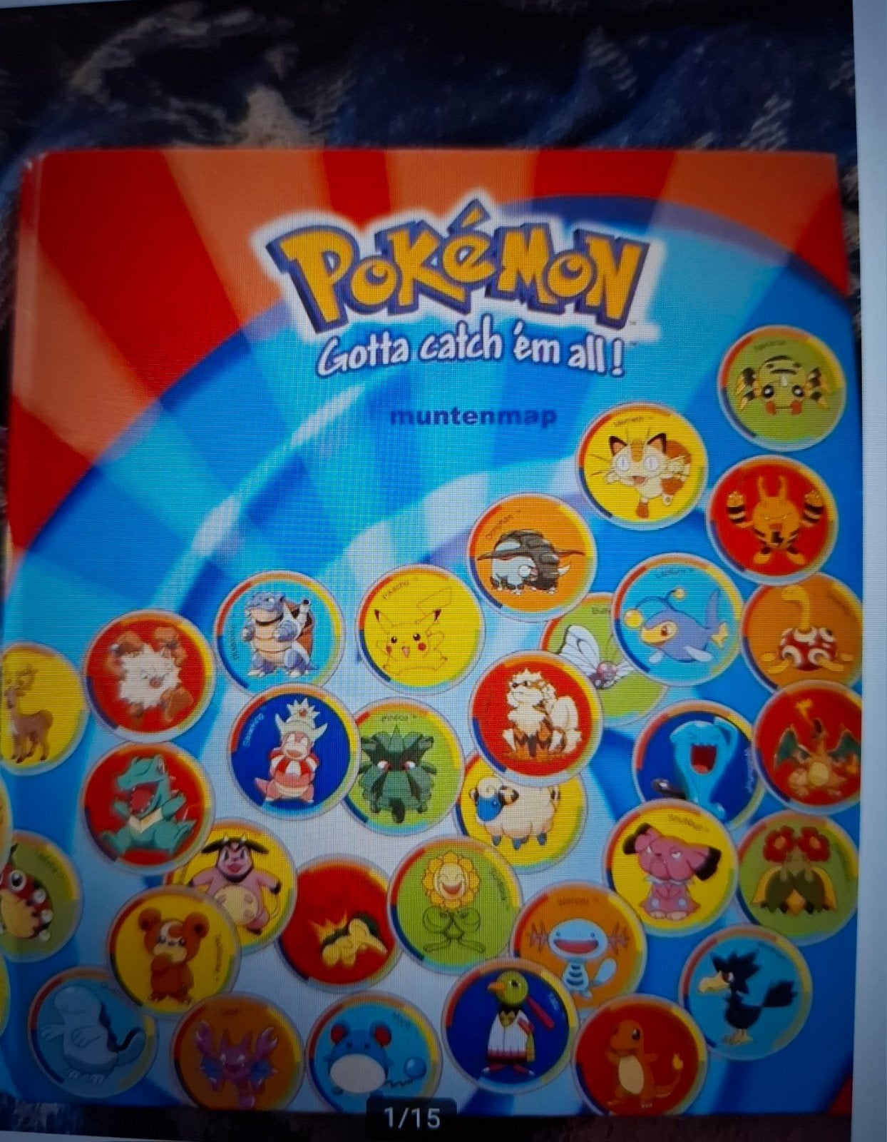 Pokemon munten, Ophalen of Verzenden, Verzameling, Met verzamelmap(pen)